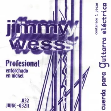 Jimmy Wess JWGE032N Quinta Cuerda .032 para Guitarra Eléctrica