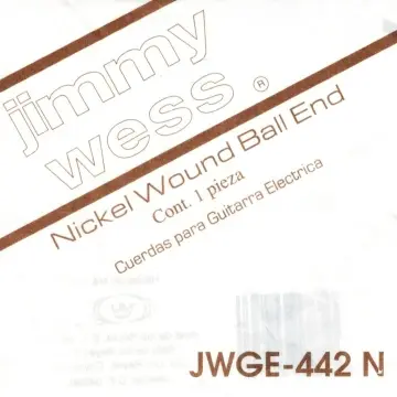 Jimmy Wess JWGE442N Sexta Cuerda .042 para Guitarra Eléctrica