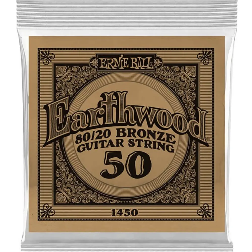 [1450] Ernie Ball Earthwood 1450 Sexta Cuerda .050 para Guitarra Electroacústica