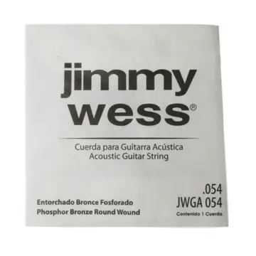 [JWGA054] Jimmy Wess JWGA054 Sexta Cuerda .054 para Guitarra Electroacústica