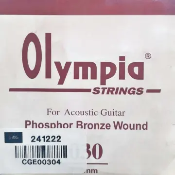 Olympia CGE00304 Cuarta Cuerda de Bronze para Guitarra Electroacústica