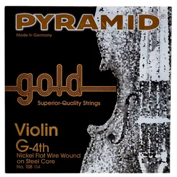 Pyramid 108104 Gold Cuarta Cuerda Sol para Violín