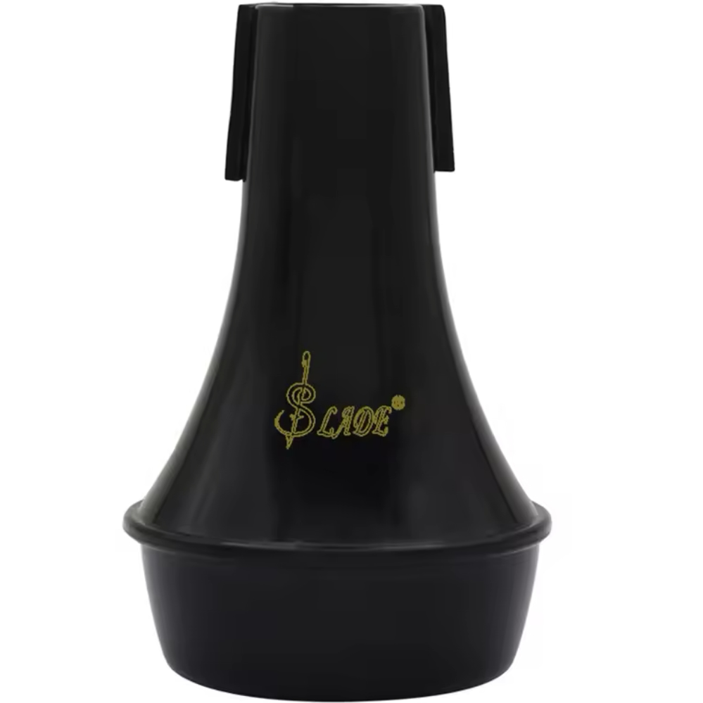 [ND272BLK] SLADE SPT1 Sordina para Trompeta Dorada, Plateada y Negra (Negro)
