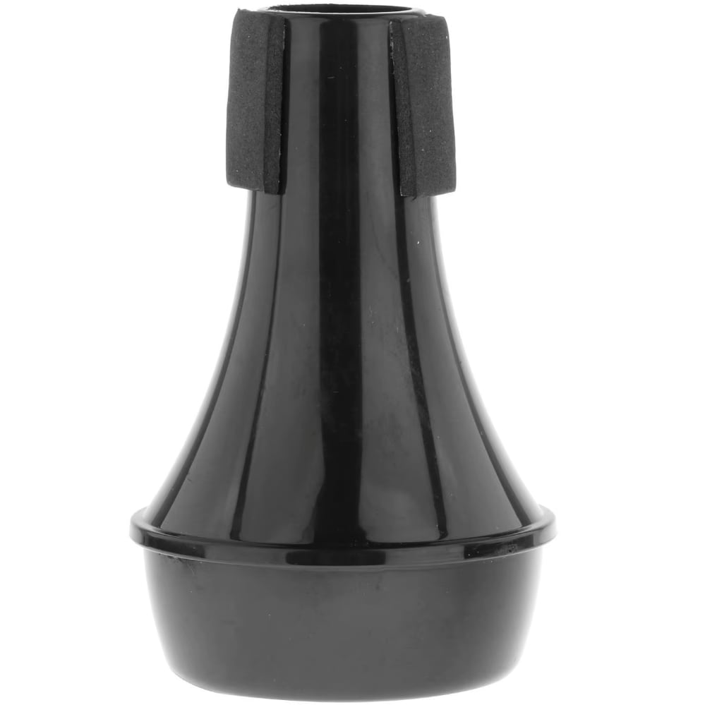 [ND270BLK] ND270 Sordina Profesional para Trompeta Dorada, Plateada y Negra Acabado Brillante (Negro)
