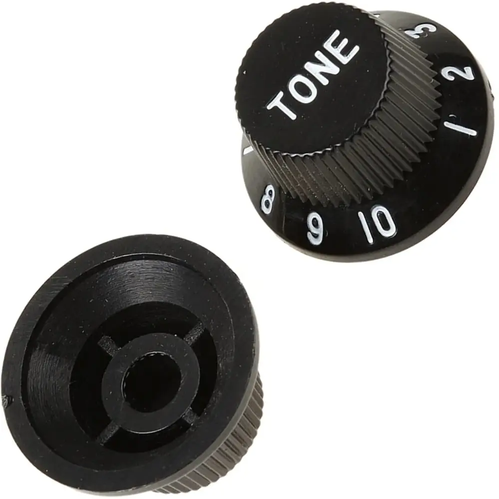 KB2T Botón Negro para Tono de Guitarra Eléctrica