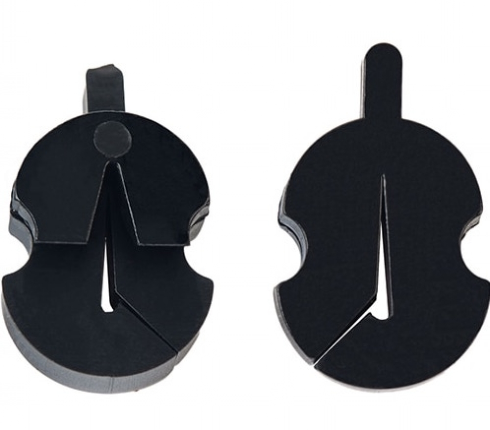 [SPVVBLK] SPVV Sordina de Goma Premium para Violín Multicolor (Negro)