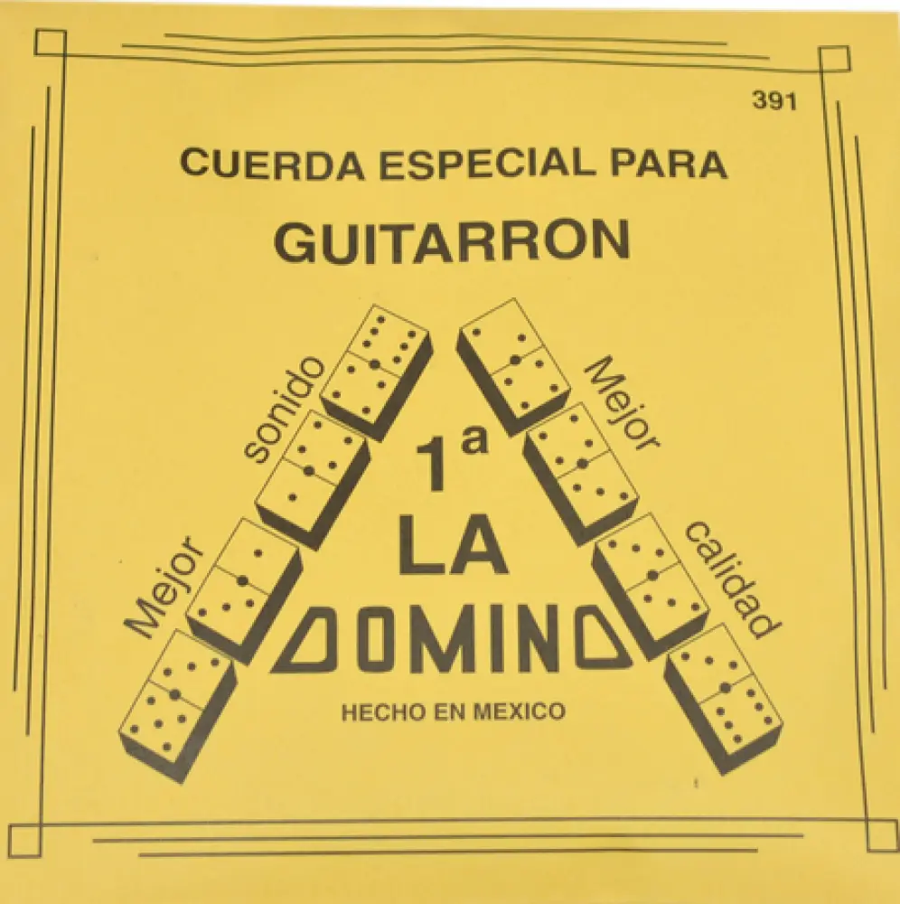 [DO391] Domino Cuerda para Guitarrón 1ª, 2ª, 5ª, 6ª (1ª)