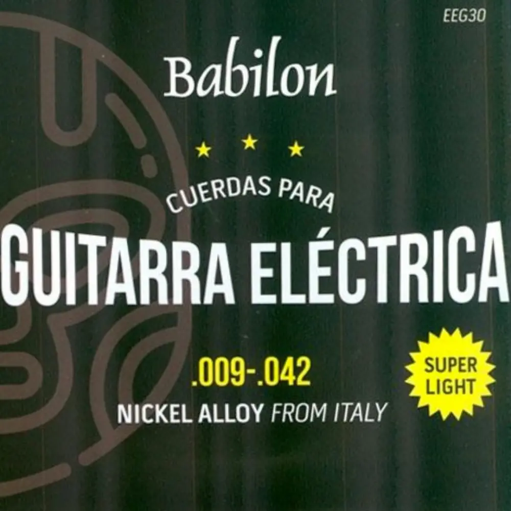 Babilon  Encordadura para Guitarra Eléctrica de Niquel