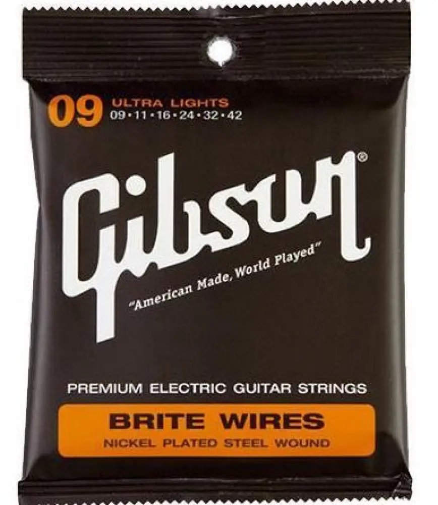 [GBW09] 🎸 Gibson Encordadura para Guitarra Eléctrica ⚡ (GBW09)
