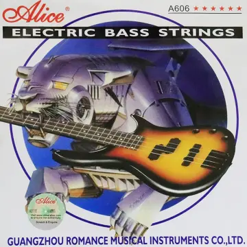 [A6086M] 🎸 Cuerdas Individuales Alice A606M Para Bajo Electrico  🎸 (0.032)