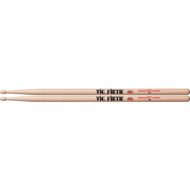 Vic Firth VF5A Baquetas 5A Punta de Madera Natural 
