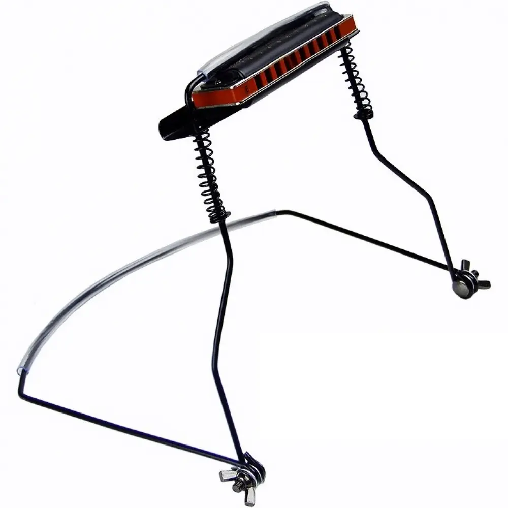 🎶Soporte Metálico Profesional para Armónicas de 10 y 24 Hoyos 🎸