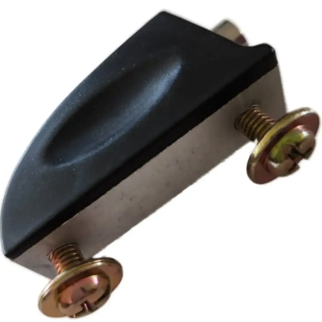 Concha Lug para Tom: ¡Negra con Franja de Aluminio para un Look Impecable! ⚫✨ 