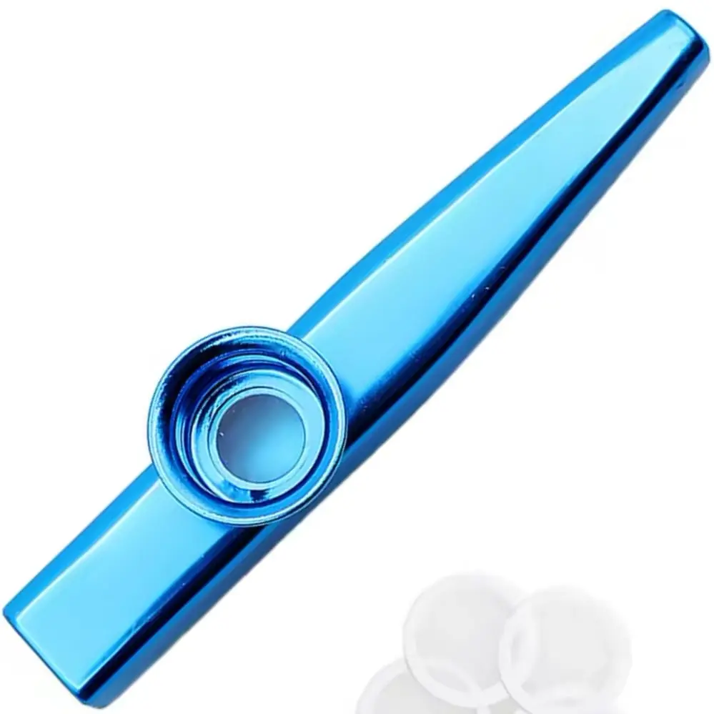[KAZU1BLU] Kazoo Metálico Premium en Varios Colores (Azul)