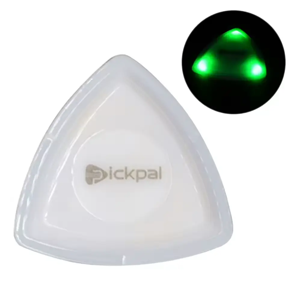 🎸✨ Púa Luminosa Blanca para Guitarristas ⚡🔥