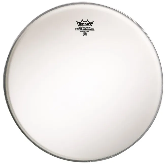 Remo BA010800 Parche 8 Pulgadas Ambassador Coated Blanco 