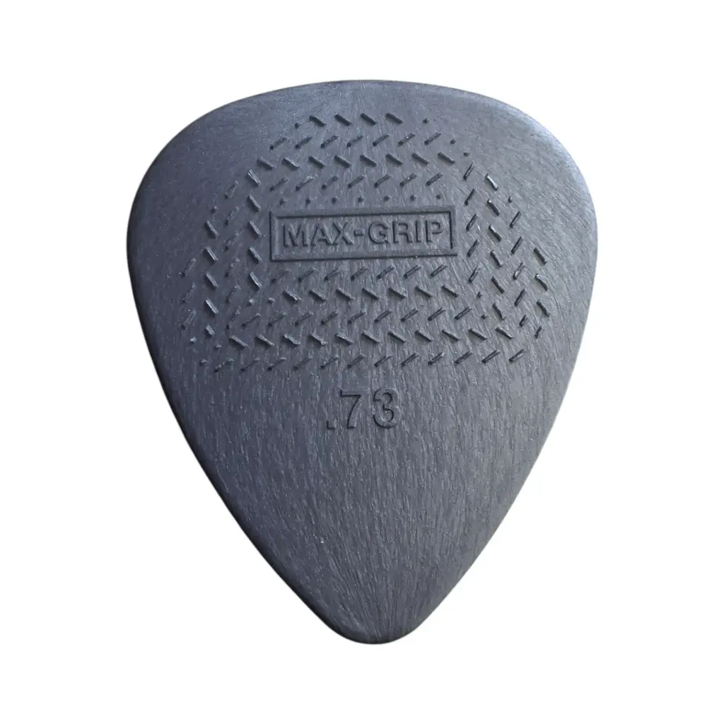 🎸Púa 449B73 Dunlop Nylon Max Grip Color Gris .73mm
