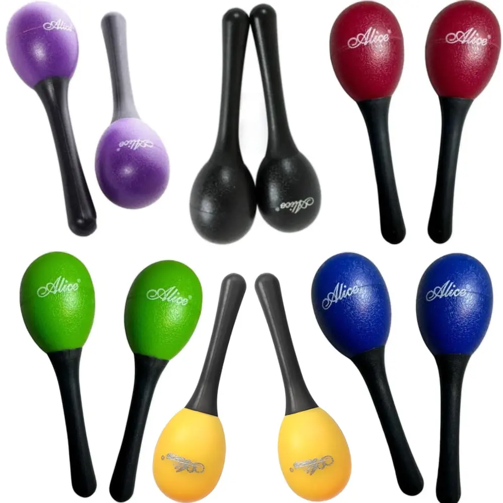 Maraca cabeza De Huevo de Plastico Alice A042 