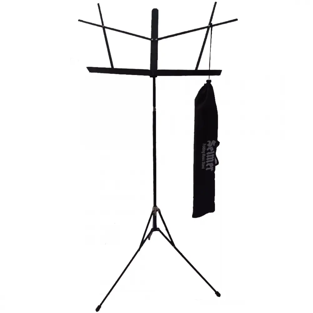 [460CSBK] Atril Selmer 460CSN Niquelado y 460CSBK Negro para Partitura (Negro)