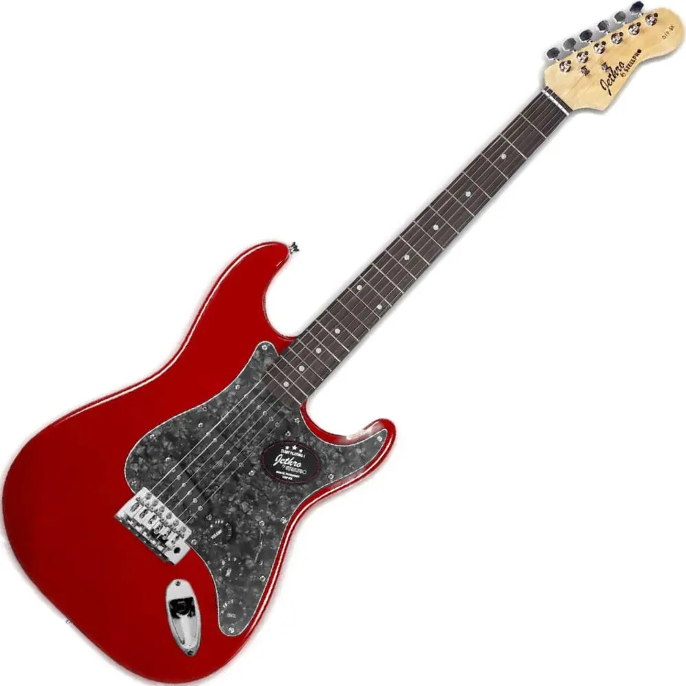 Paquete Guitarra Electrica Jethro Series By Steelpro Roja 019-SK