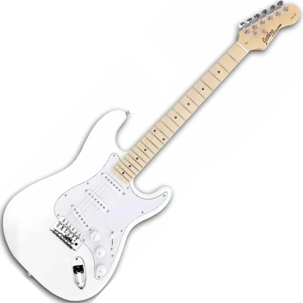Paquete Guitarra Electrica Jethro Series By Steelpro Roja 049-SK