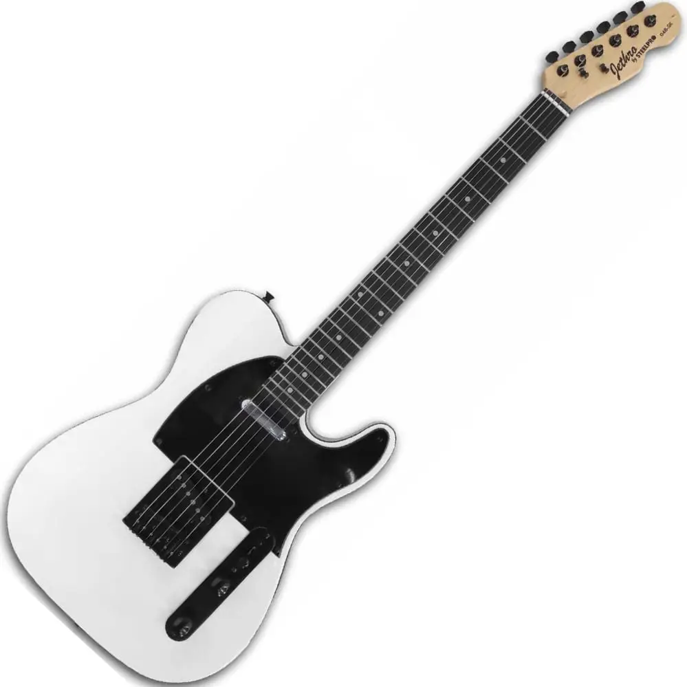  Paquete Guitarra Electrica Jethro Series By Steelpro Blanca 048-SK