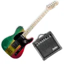 Jethro Series by Steelpro 074-SK Paquete Guitarra Eléctrica Reggae 1981