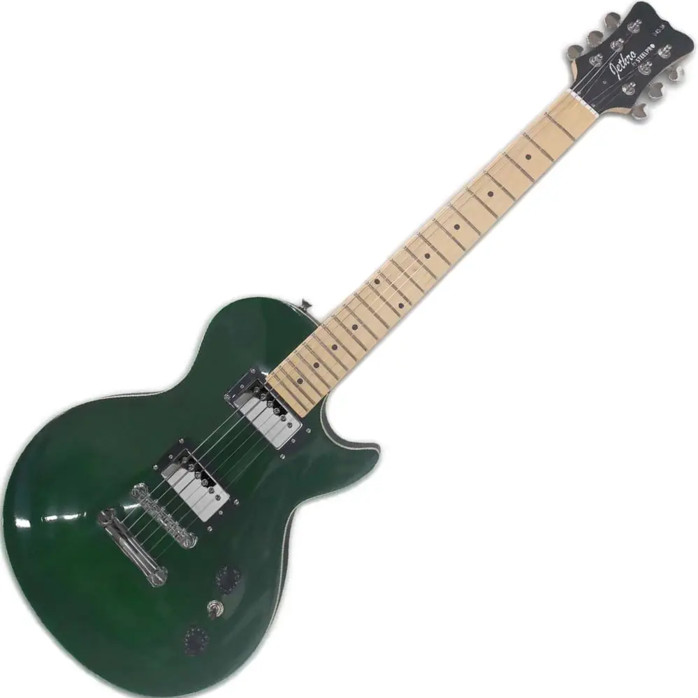 Paquete Guitarra Eléctrica Jethro Series By Steelpro Verde 045-SK 