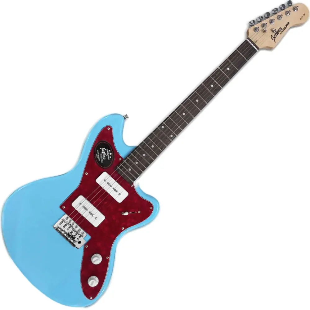  Paquete Guitarra Electrica Jethro Series By Steelpro Azul 059-SK