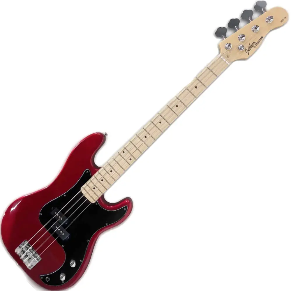Paquete Bajo Electrico Jethro Series By Steelpro Rojo 502-SK