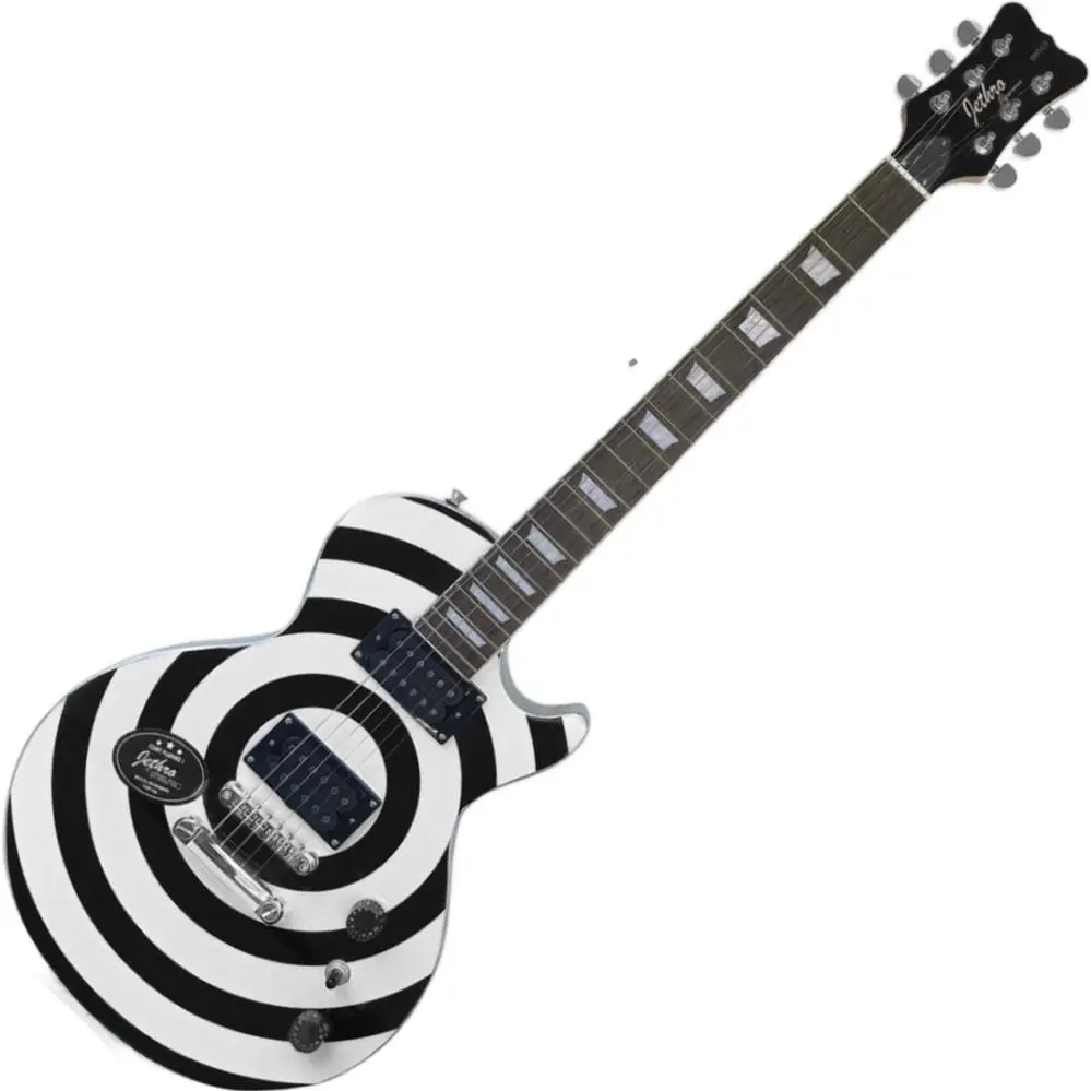 Jethro Series by Steelpro 065-LX Guitarra Eléctrica Silver Body