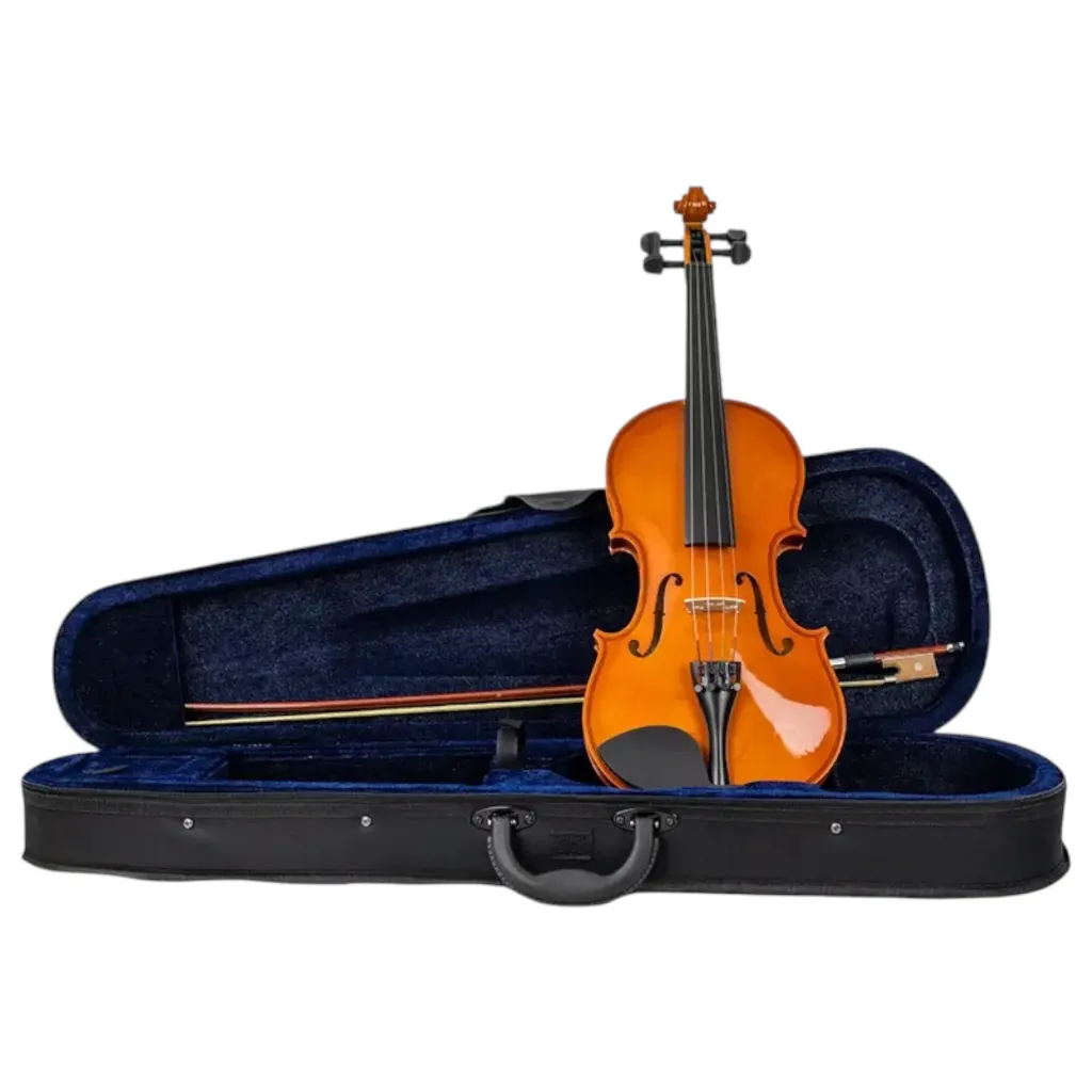 [HV10014] 🎻Violin Novice 1/2 1/4 3/4 4/4 Natural Cervini HV100 (1/4)