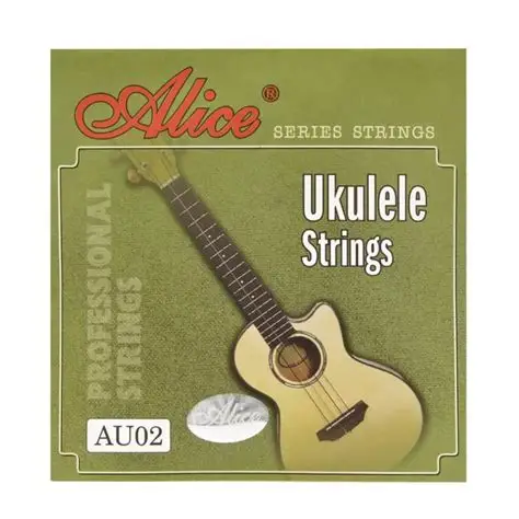 [AU041] Alice AU041 Nylon Transparente Encordadura para Ukulele 4 Cuerdas 24-40