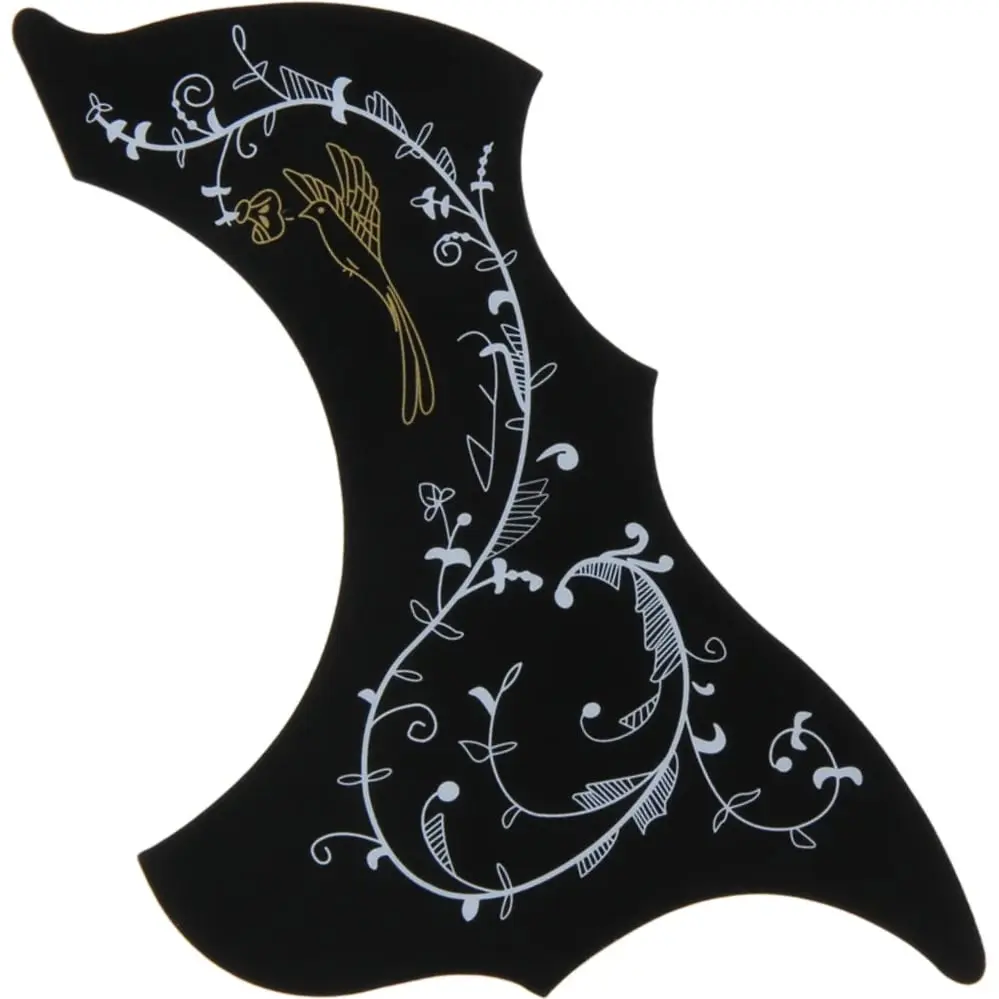 [A025ABLK] Protector Mica Para Guitarra Acústica de Bota Alice  A025A  (Negro)