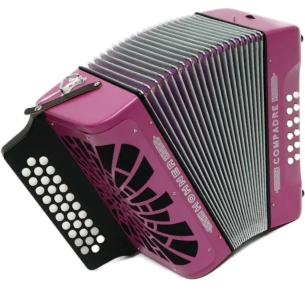 Hohner Acordeón Diatónico Compadre SOL-DO-FA 31 Botones 12 Bajos
