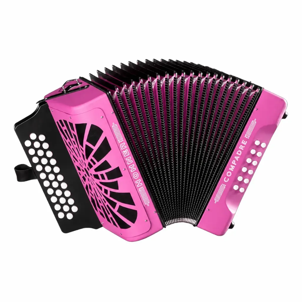 Hohner Compadre Acordeón Diatónico La-Re-Sol 31 Botones 12 Bajos