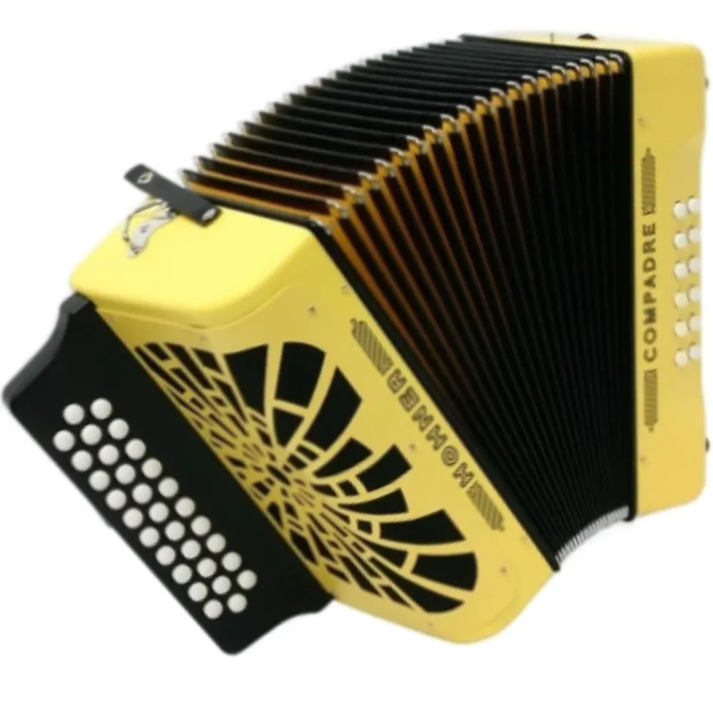 Hohner Acordeón Diatónico Compadre SOL-DO-FA 31 Botones 12 Bajos
