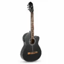 GEWA VG500166B Guitarra Electroacústica Negra con Recorte