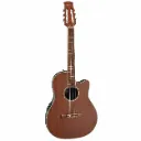 Applause by Ovation AB24CM4S Guitarra Clásica Electroacústica Mid Cutaway Nylon Natural Oscura