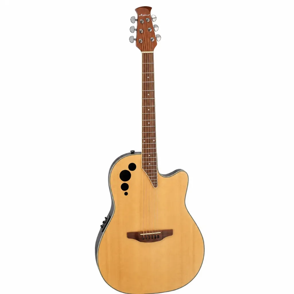 Applause by Ovation AE444S Guitarra Electroacústica Elite Mid Cutaway Natural Satin