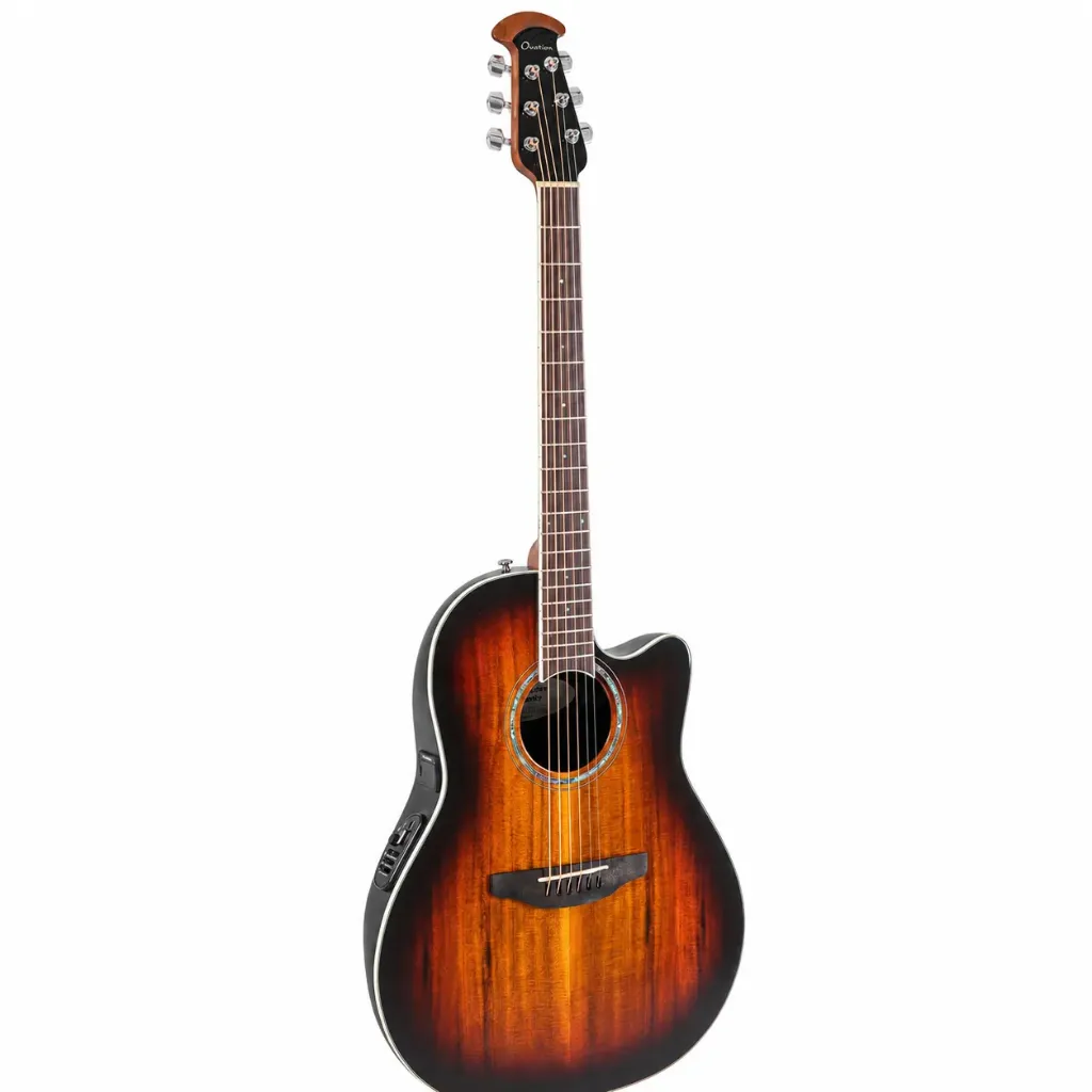 Ovation Celebrity Traditional Plus CS28PKOABG Guitarra Electroacústica Super Shallow Koa Burst