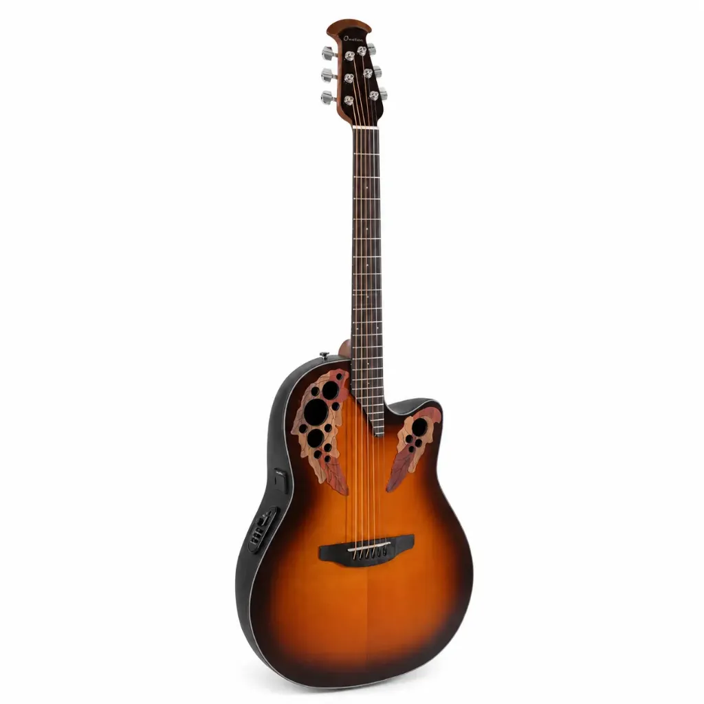 Ovation Celebrity Elite CE441G Guitarra Electroacústica Mid Cutaway Sunburst