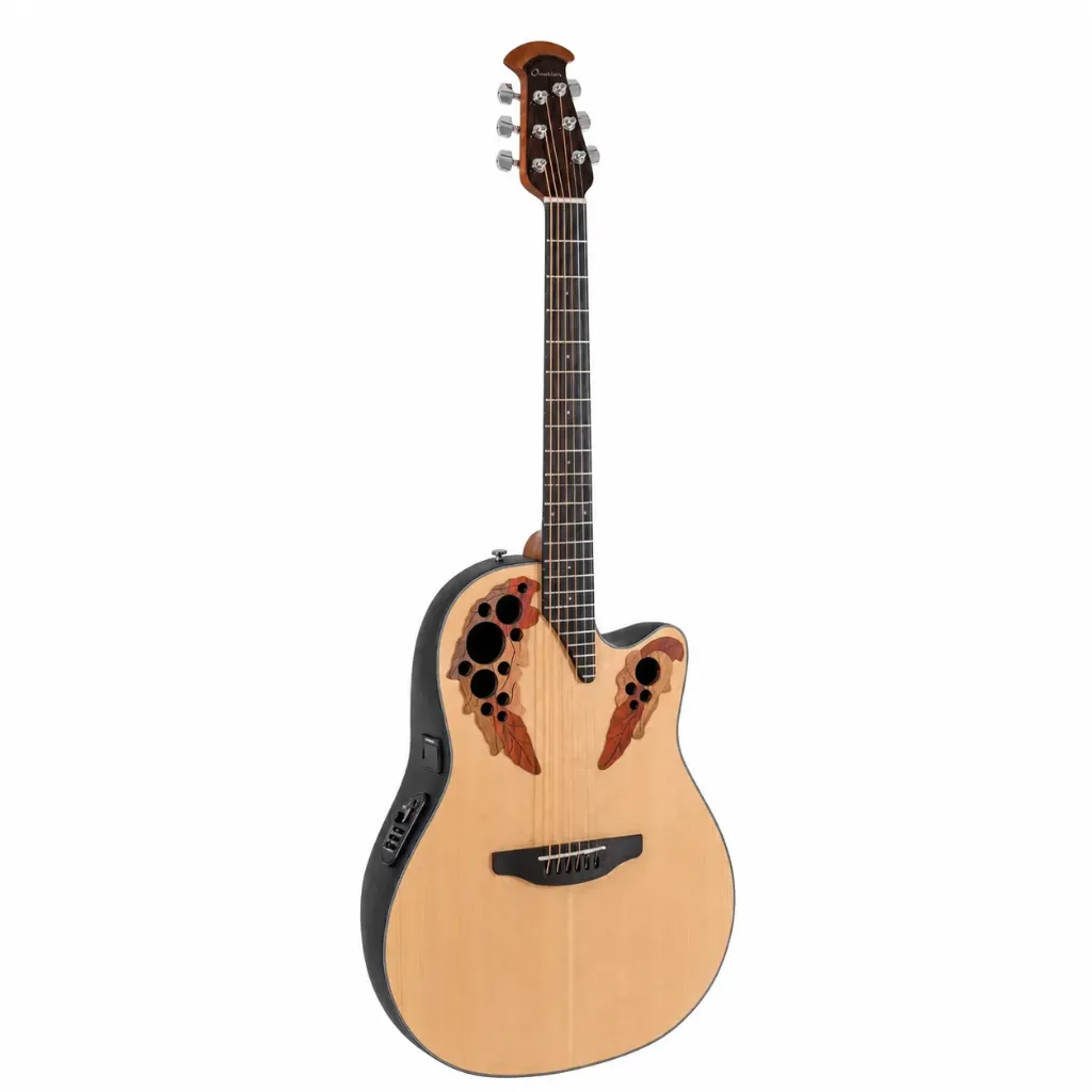 Ovation Celebrity Elite CE444G Guitarra Electroacústica Mid Cutaway Natural