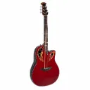 Ovation Celebrity Elite CE48RRG Guitarra Electroacústica Super Shallow Cutaway Red
