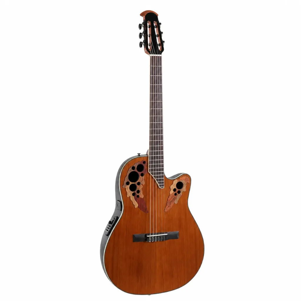 Ovation Celebrity Elite CE44C4AG Guitarra Electroacústica Nylon Cedro Natural