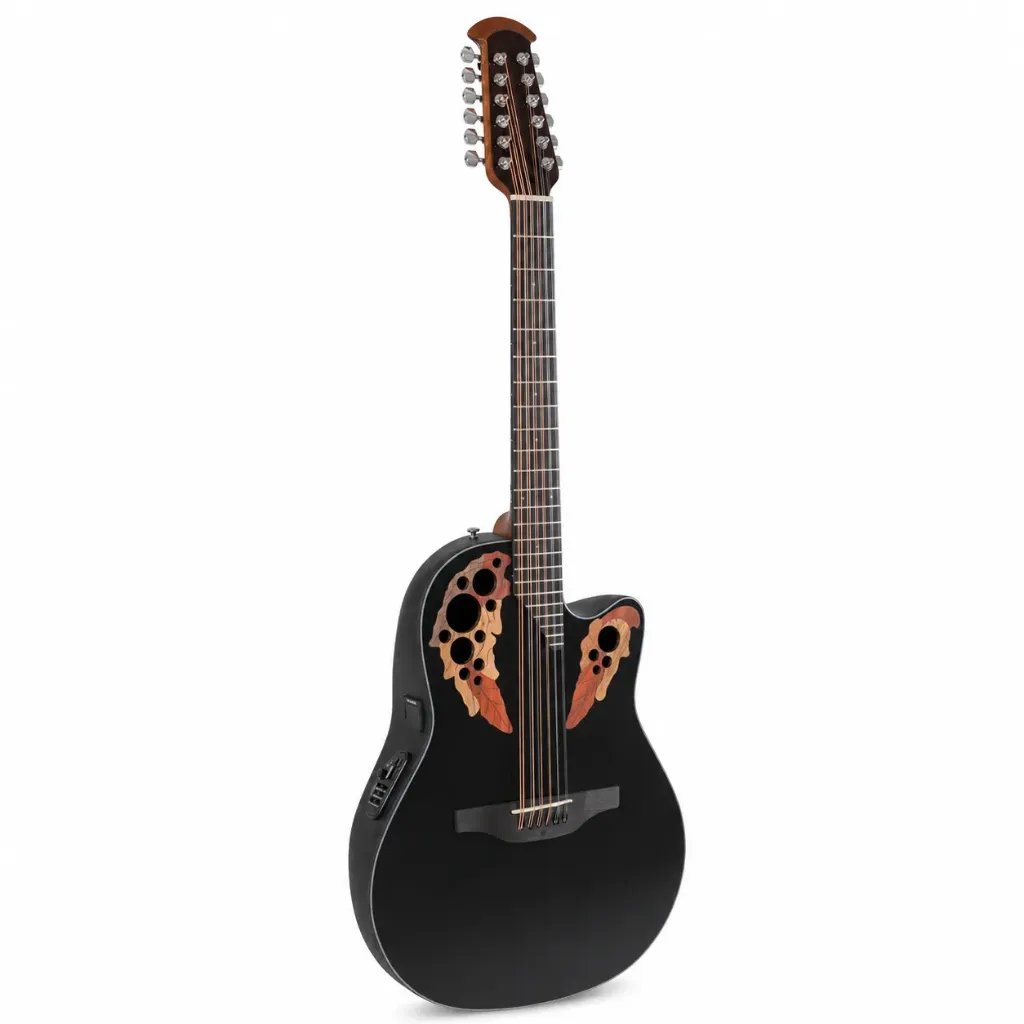[CE44125G] Ovation Celebrity Elite CE44125G Guitarra Electroacústica Mid Cutaway 12 Cuerdas Black