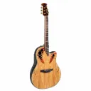 Ovation Celebrity Elite Plus CE44PSMG Guitarra Electroacústica Mid Cutaway Natural Spalted Maple