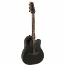 Ovation Pro Series Elite 2058TX5G Guitarra Electroacústica Deep Contour 12 Cuerdas Black Textured