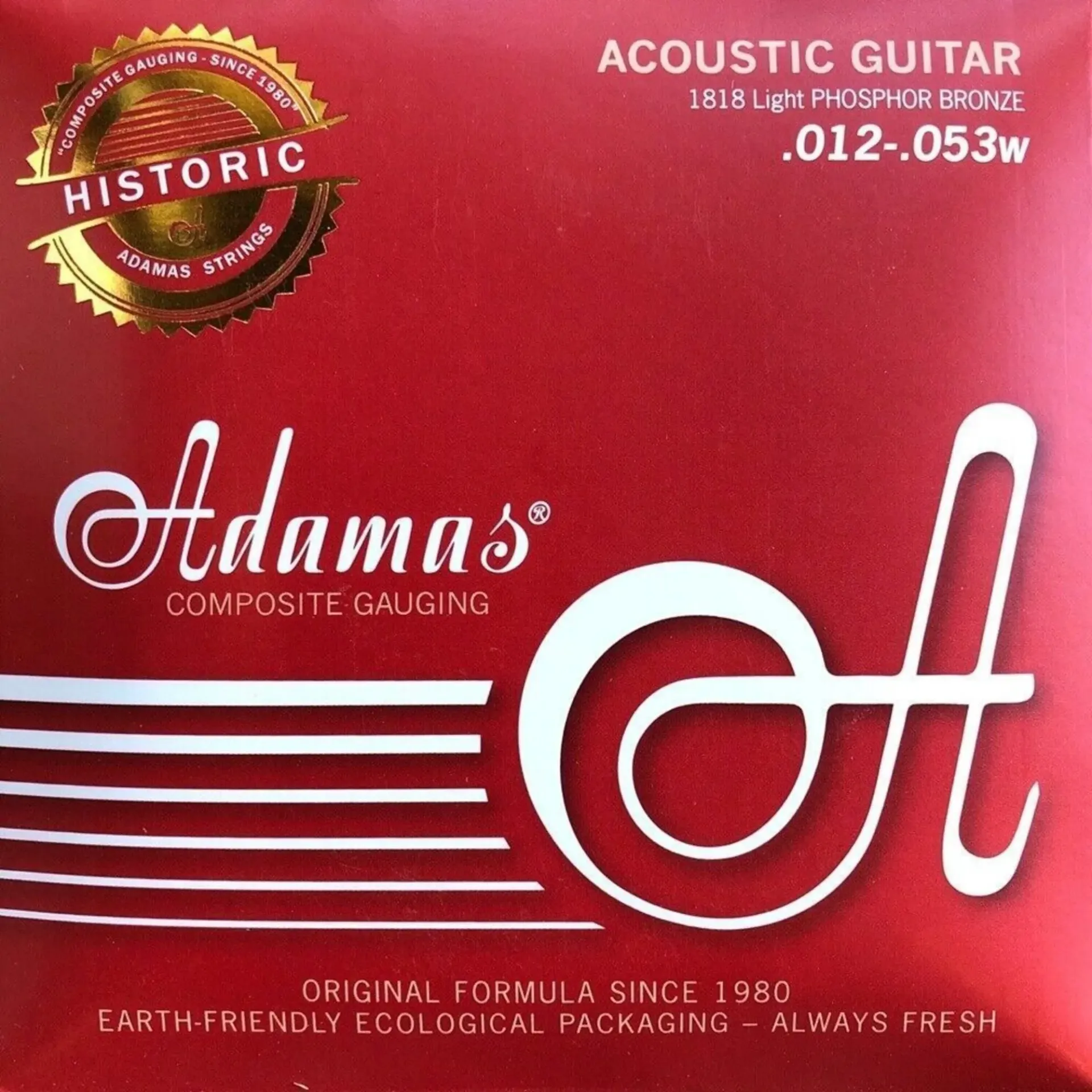 [664570] Adamas 664570 Light Encordadura para Guitarra Electroacústica .012 - .053w
