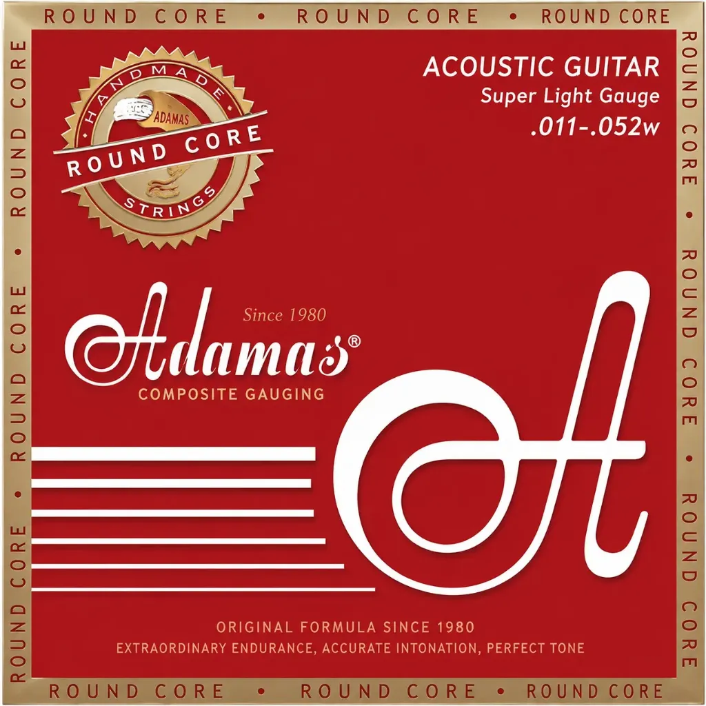 [664603] Adamas 664603 Light Encordadura para Guitarra Electroacústica .012 - .053w